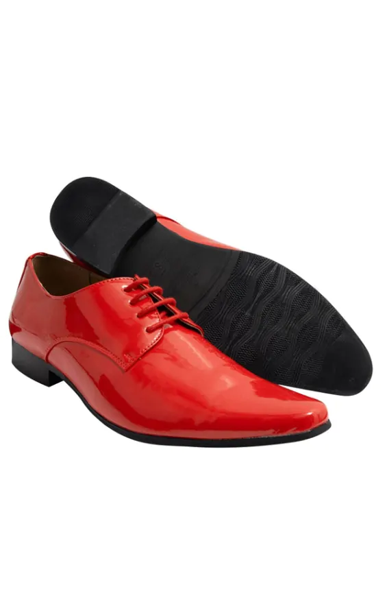 Red shiny dress shoes new arrivals