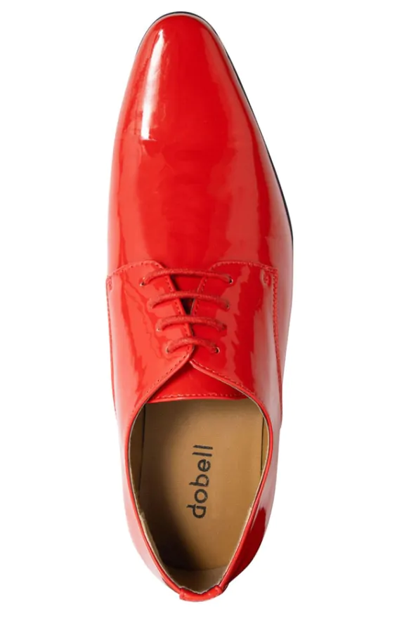 Red patent leather shoes mens cheap