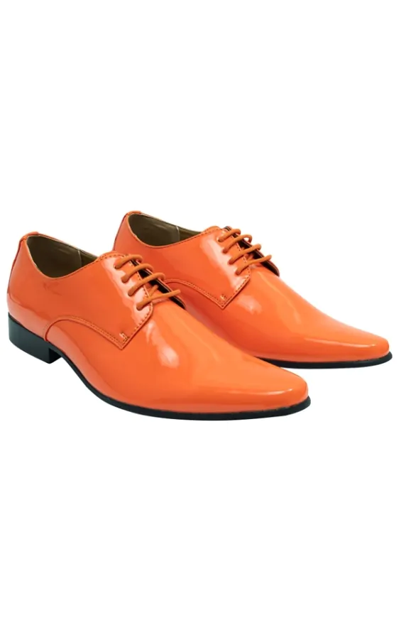 Mens orange dress shoes hotsell