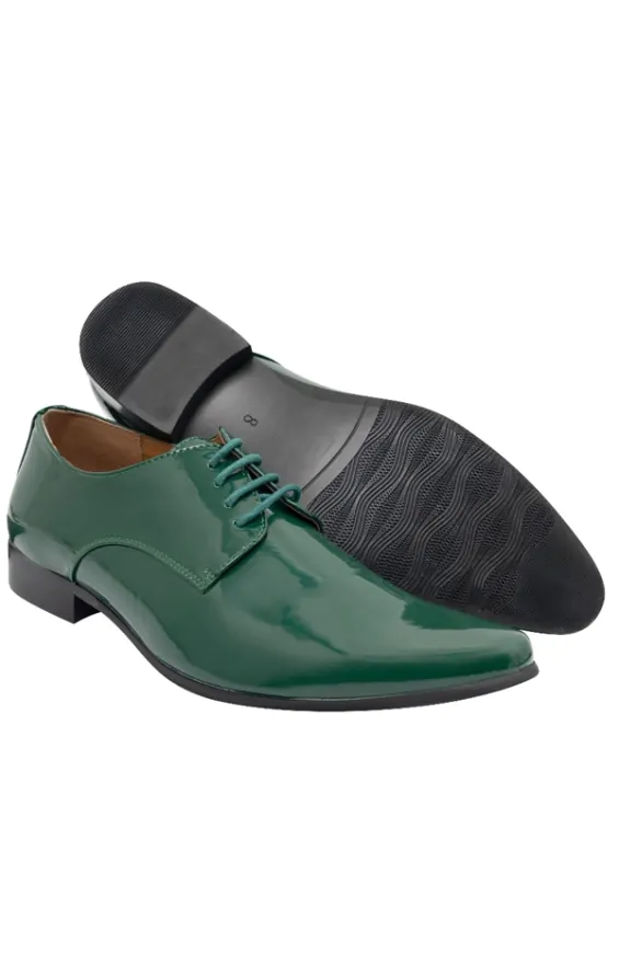 Black and green dress shoes sales