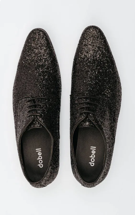 Black Glitter Shoes - photo 2