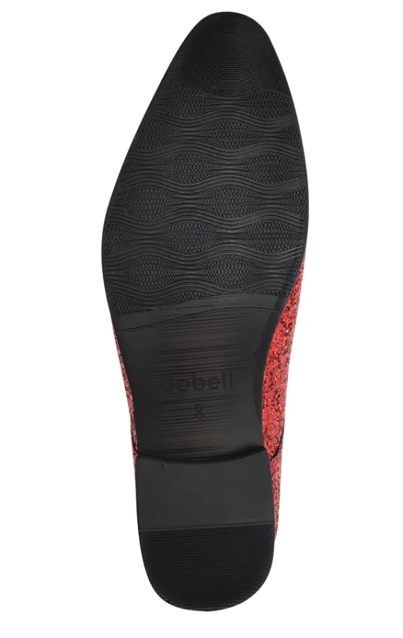 Red sequin shoes mens shop