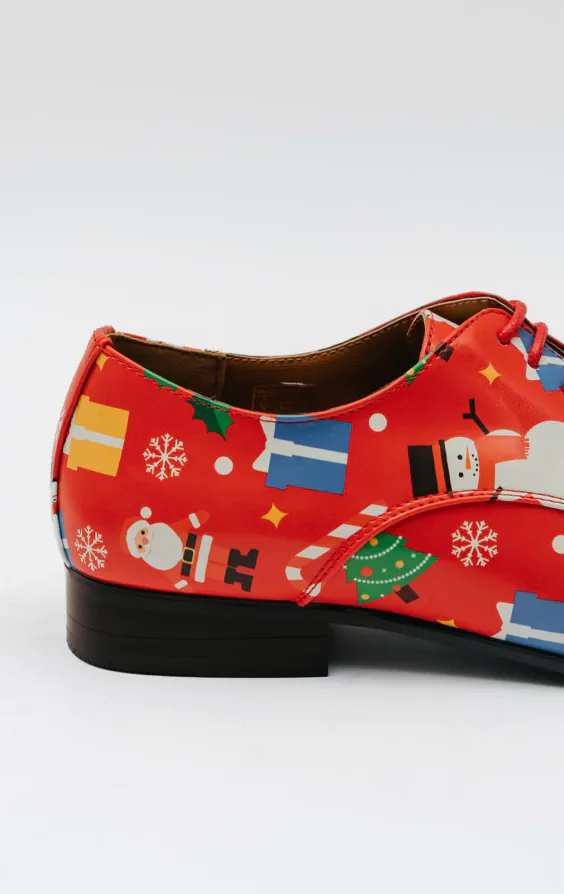 Red Christmas Festive Fun Christmas Novelty Shoes - photo 4