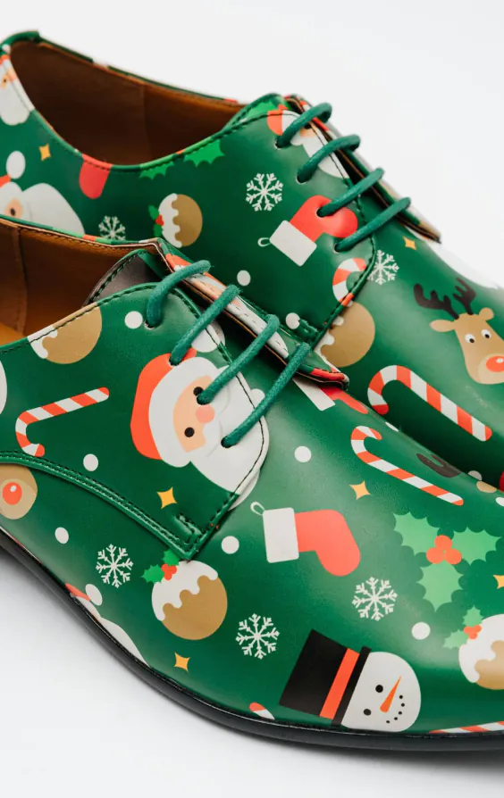 Green Santa & Friends Christmas Novelty Shoes - photo 3 Green Santa & Friends Christmas Novelty Shoes - photo 3