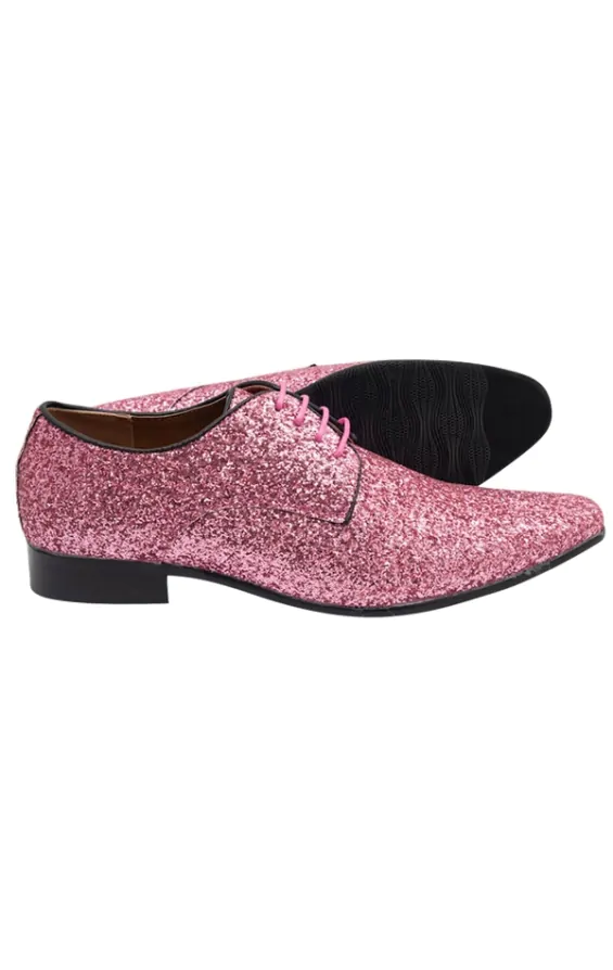 Dobell Pink Glitter Shoes