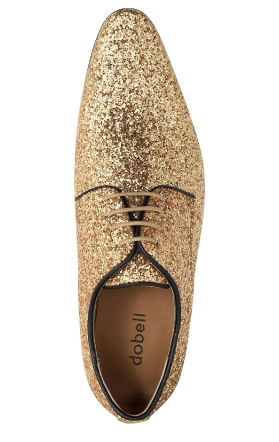 Sparkling gold shoes store