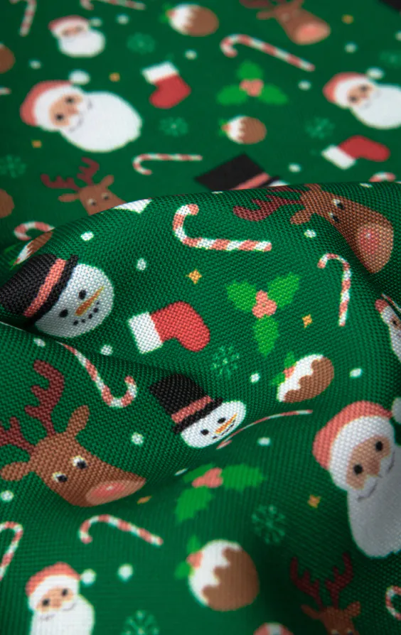 Santa & Friends Green Christmas Tie - photo 2 Santa & Friends Green Christmas Tie - photo 2