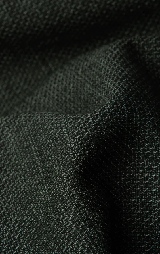 Green Weave Double Breasted Suit Jacket - photo 8
