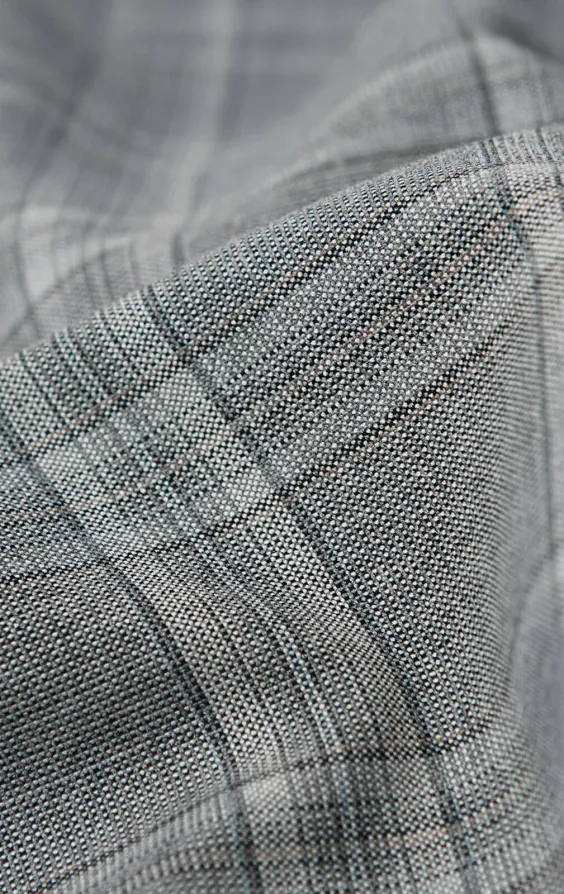Grey with Tan Check Suit Trousers - photo 3 Grey with Tan Check Suit Trousers - photo 3