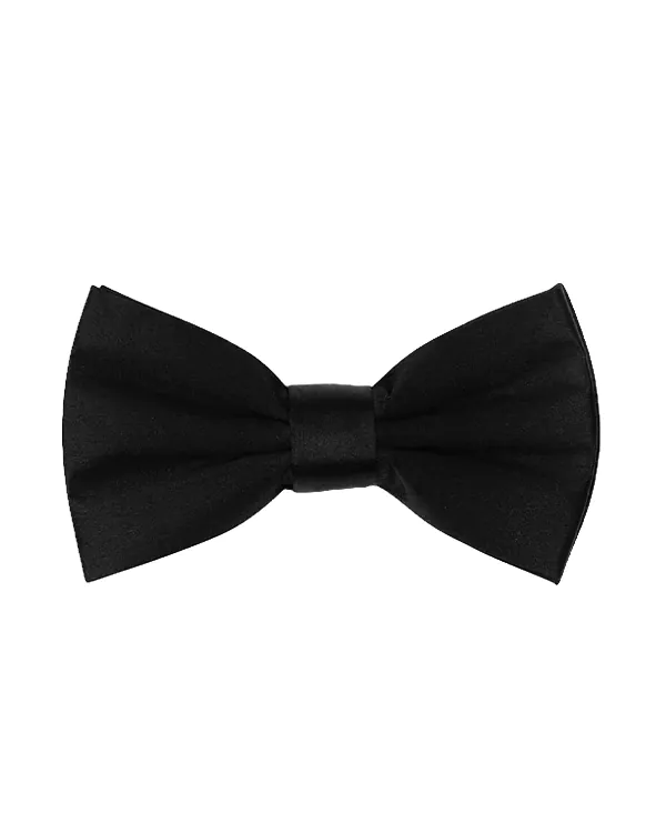 Black Silk Cummerbund & Pre-Tied Bow Tie Set - photo 1 Black Silk Cummerbund & Pre-Tied Bow Tie Set - photo 1