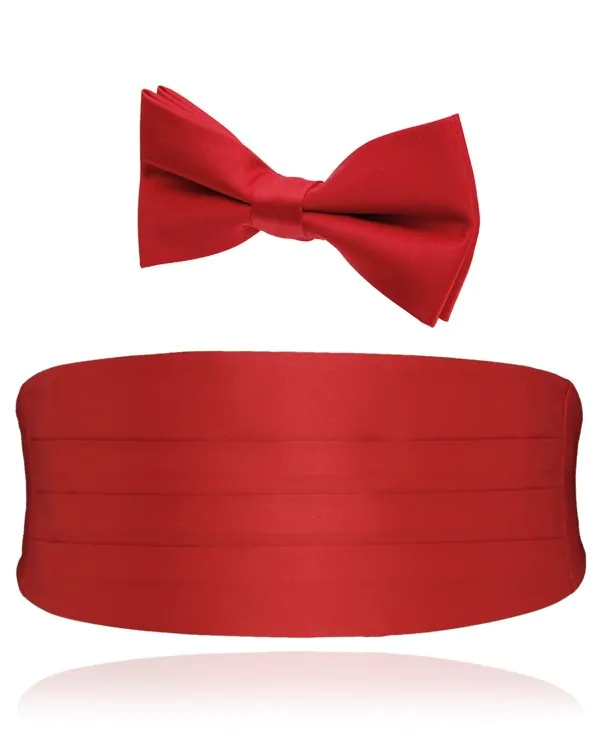 Bow tie cummerbund discount