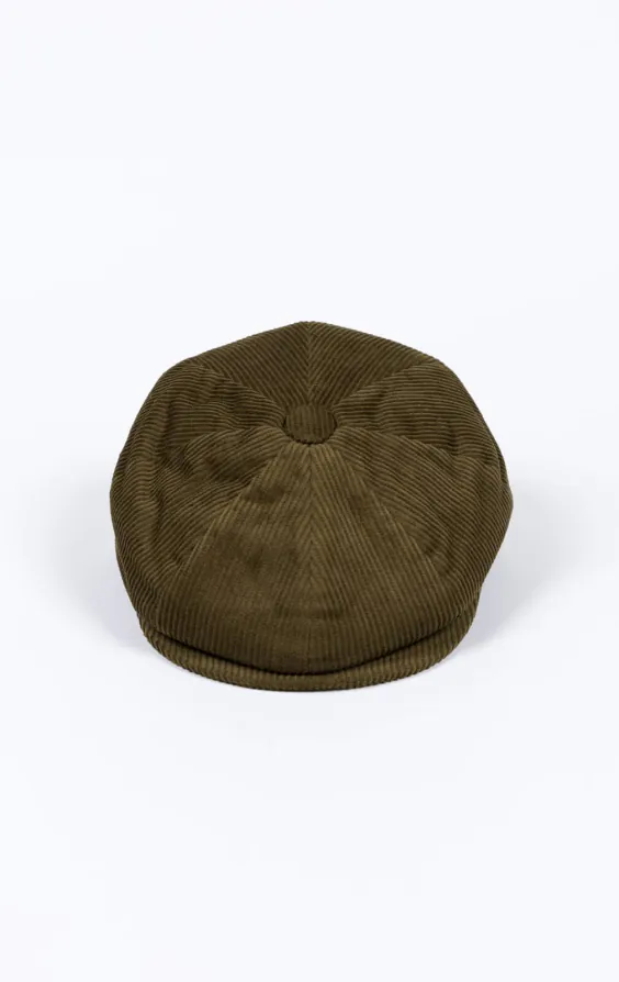 Olive Green Corduroy Newsboy Cap - photo 1 Olive Green Corduroy Newsboy Cap - photo 1