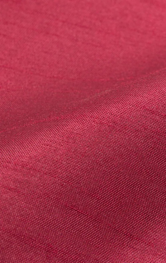 Burgundy Dupion Handkerchief - photo 1 Burgundy Dupion Handkerchief - photo 1