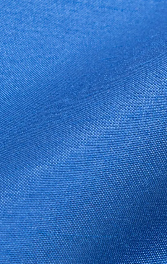 Royal Blue Dupion Handkerchief - photo 1