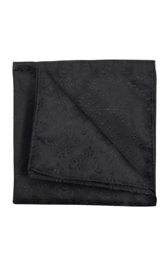 Black Da Vinci Handkerchief