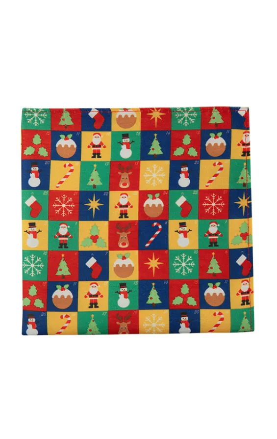 Advent Calendar Christmas Handkerchief
