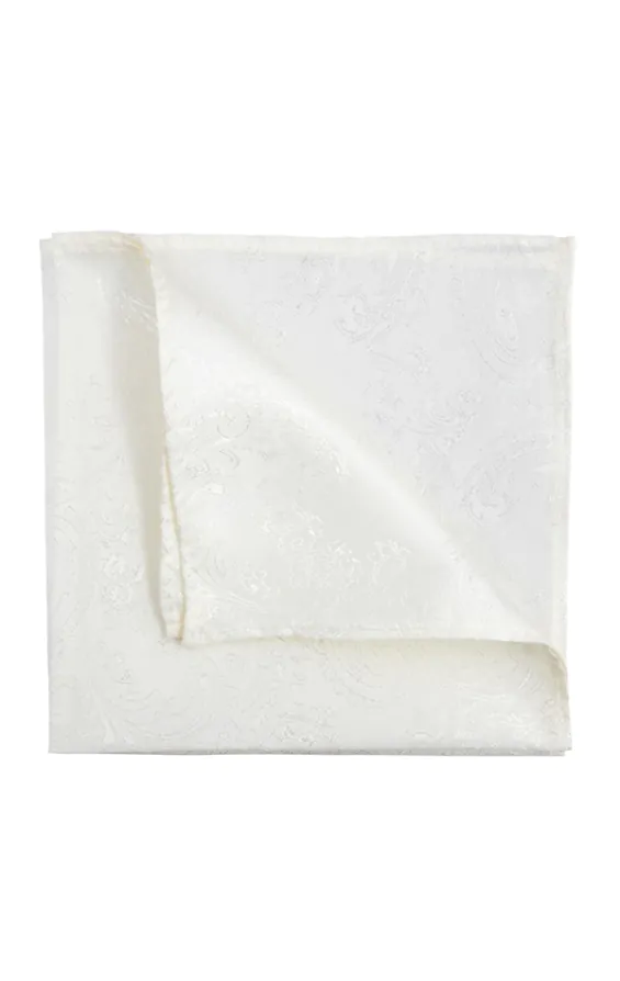 Ivory Paisley Handkerchief Ivory Paisley Handkerchief