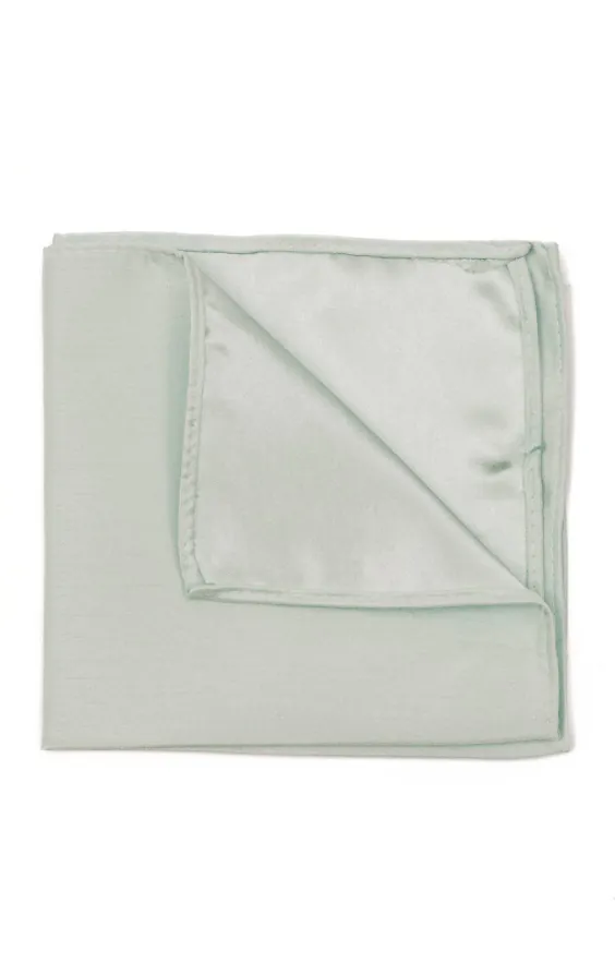 Light Green Dupion Handkerchief Light Green Dupion Handkerchief