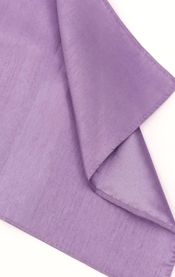 Lavender Dupion Handkerchief - photo 1 Lavender Dupion Handkerchief - photo 1