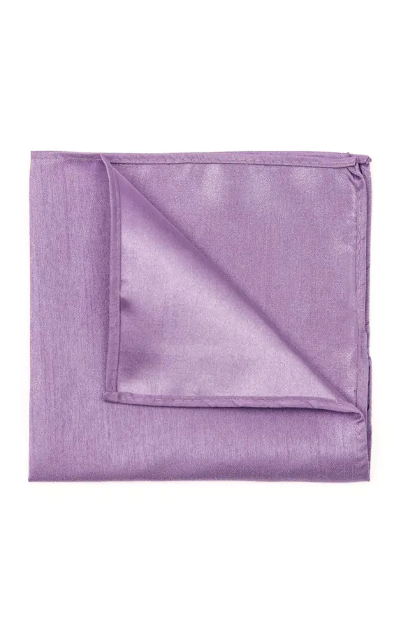 Lavender Dupion Handkerchief Lavender Dupion Handkerchief