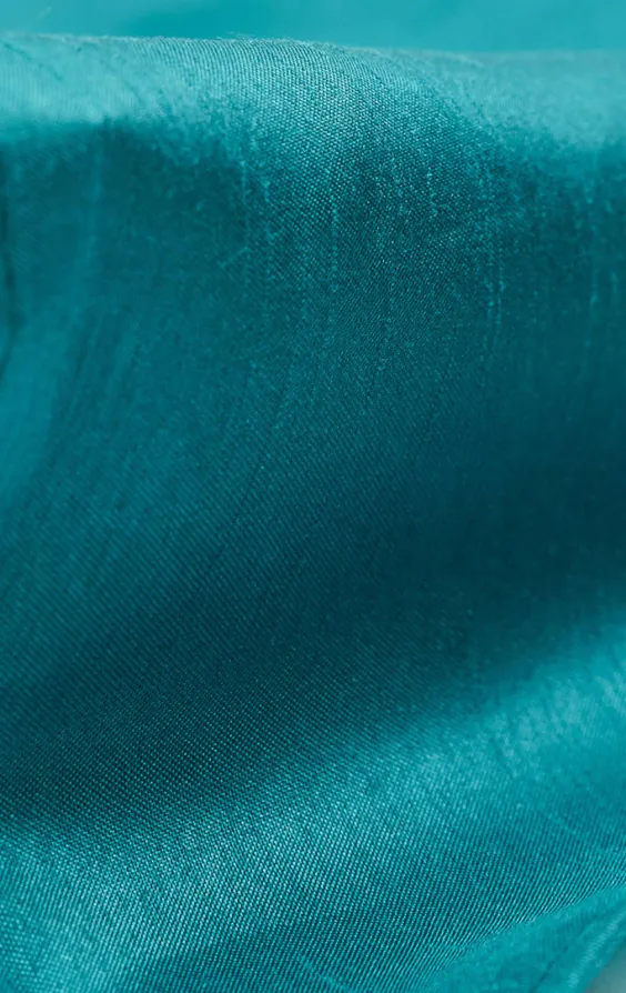 Turquoise Dupion Handkerchief - photo 2 Turquoise Dupion Handkerchief - photo 2
