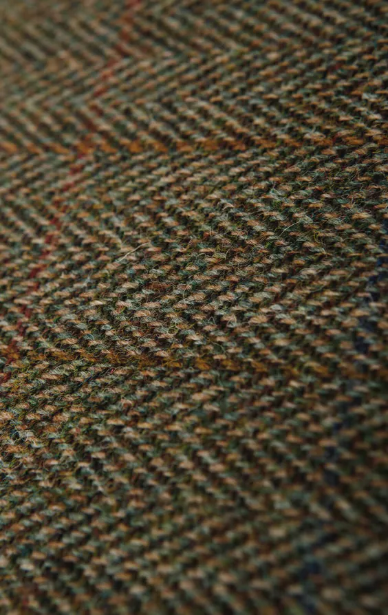 Harris Tweed Green Herringbone Windowpane Check Tweed Jacket - photo 5 Harris Tweed Green Herringbone Windowpane Check Tweed Jacket - photo 5