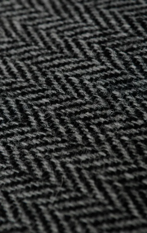 Harris Tweed Grey Herringbone Waistcoat - photo 3
