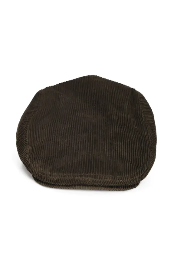 Brown corduroy flat cap deals