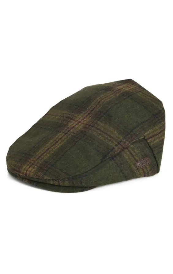 Plaid flat cap clearance