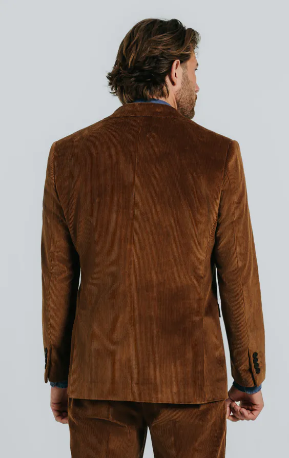 Mid Brown Corduroy Suit thumbnail 3