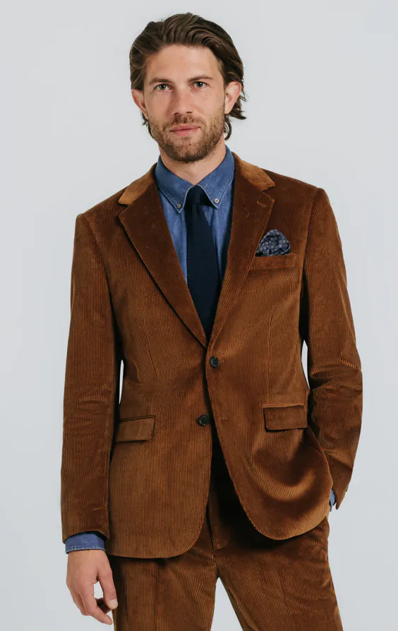 Mid Brown Corduroy Jacket primary image