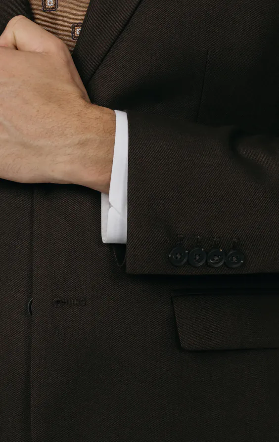 Brown Twill Suit - photo 1 Brown Twill Suit - photo 1