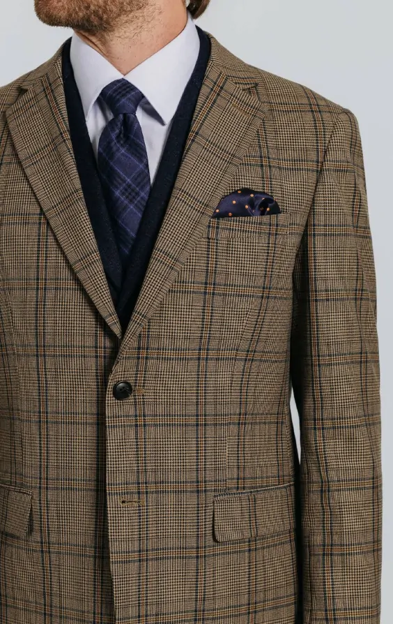 Brown Bold Check Jacket thumbnail 5