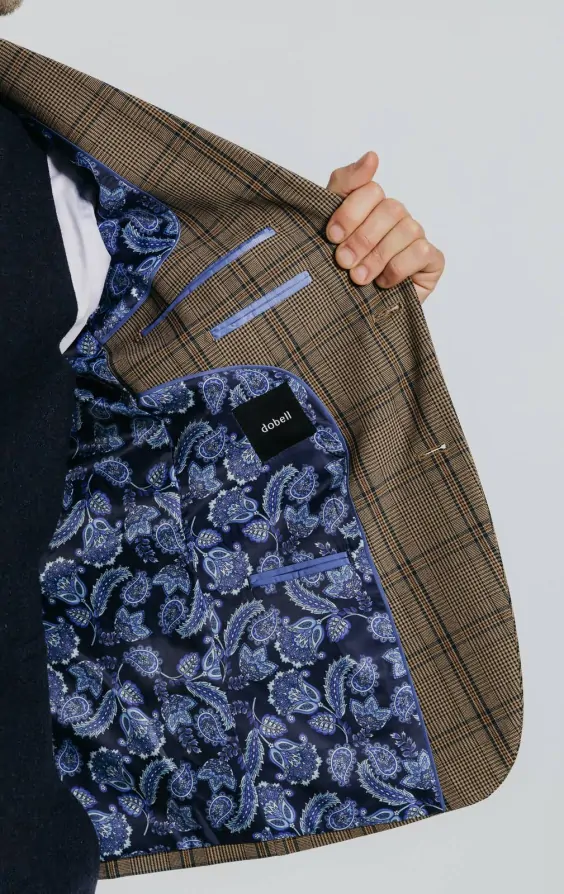 Brown Bold Check Jacket thumbnail 6