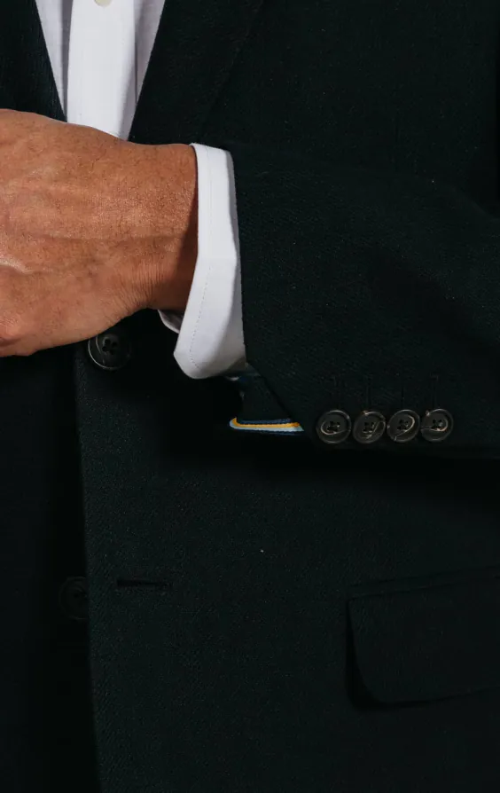 Black Linen Twill Suit - photo 2