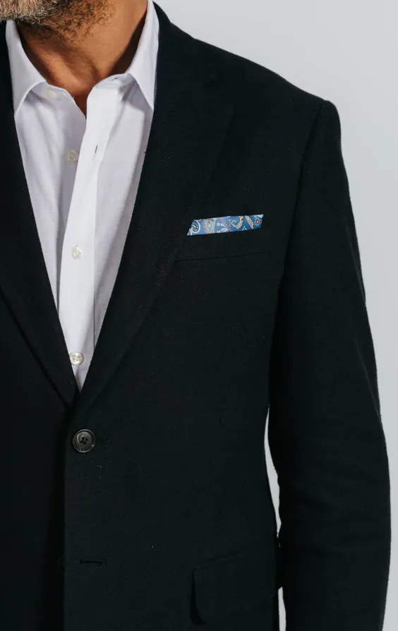 Black Linen Twill Suit - photo 3
