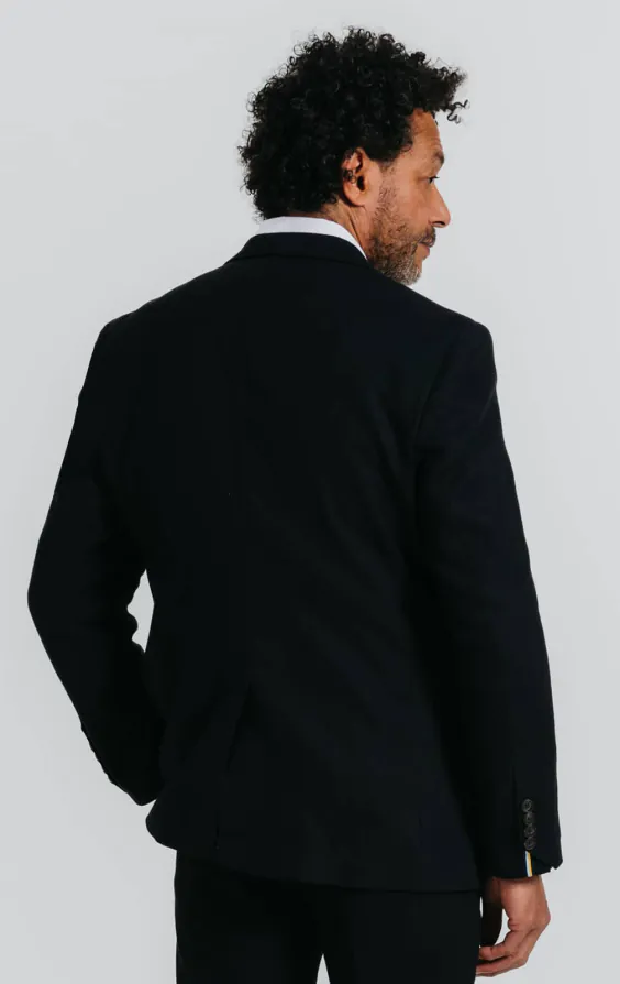 Black Linen Twill Suit - photo 5