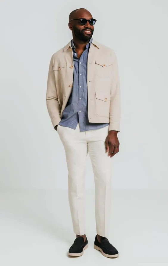ボリオリ イタリア製 LINEN SAFARI K.JACKET 48 SALE52%OFFBOGLIOLI