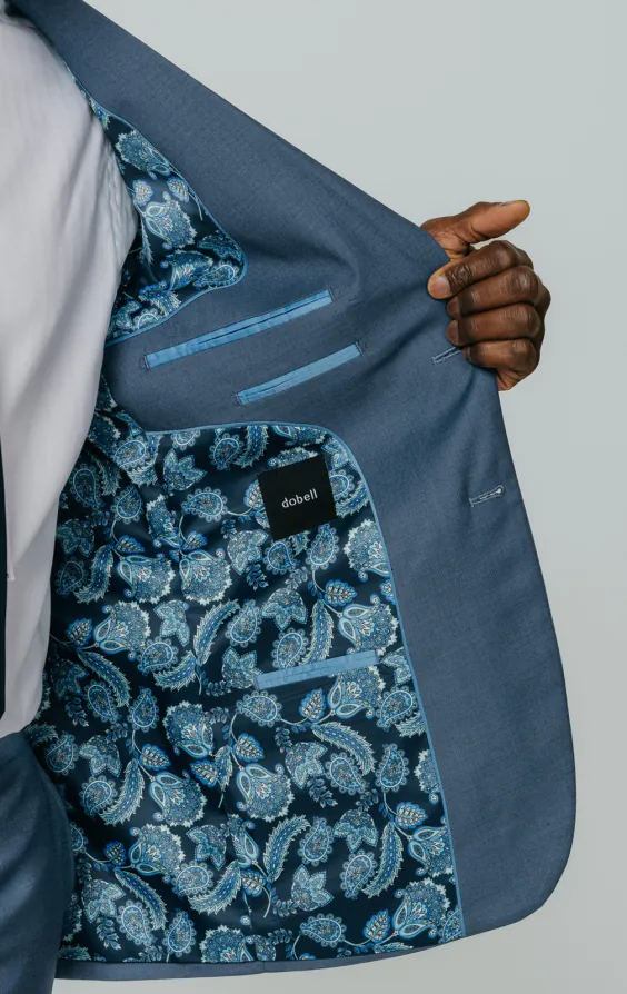 Blue Sharkskin Suit - photo 4 Blue Sharkskin Suit - photo 4
