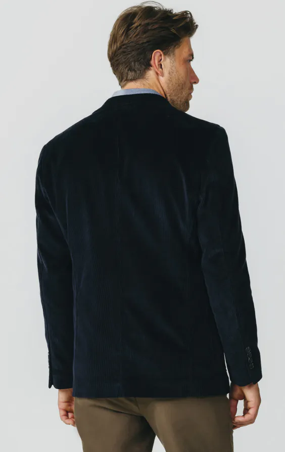 Navy Corduroy Jacket with Patch Pockets thumbnail 6