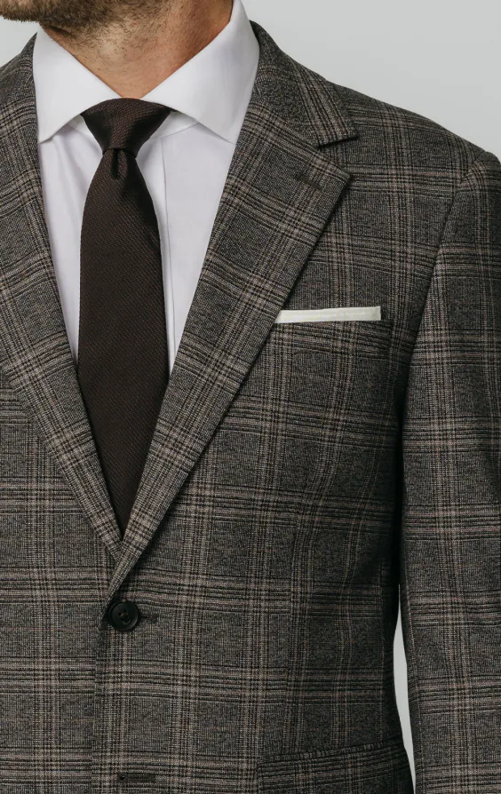 Brown Check Suit Jacket - photo 3 Brown Check Suit Jacket - photo 3