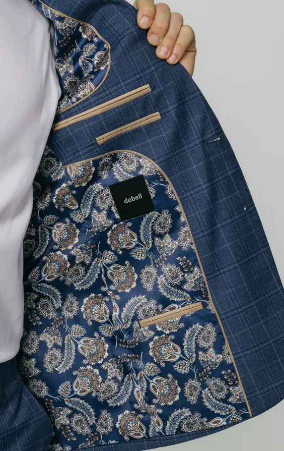 Blue Check Suit Jacket - photo 4 Blue Check Suit Jacket - photo 4