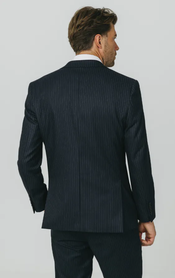 Navy Chalkstripe Suit thumbnail 6