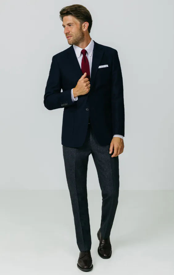 Navy Moleskin Jacket - photo 1