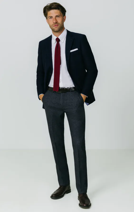 Navy Moleskin Jacket - photo 1