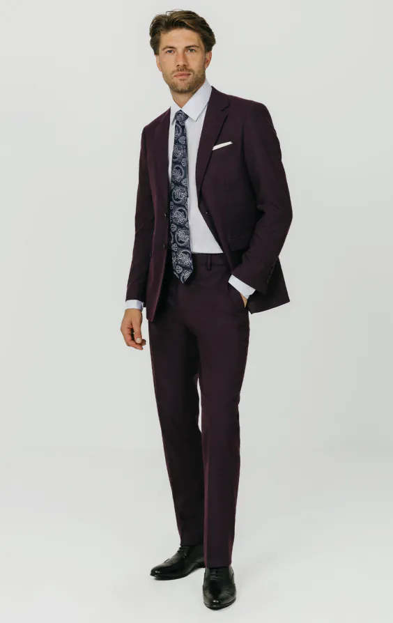 Blackberry Twill Suit Jacket - photo 3 Blackberry Twill Suit Jacket - photo 3