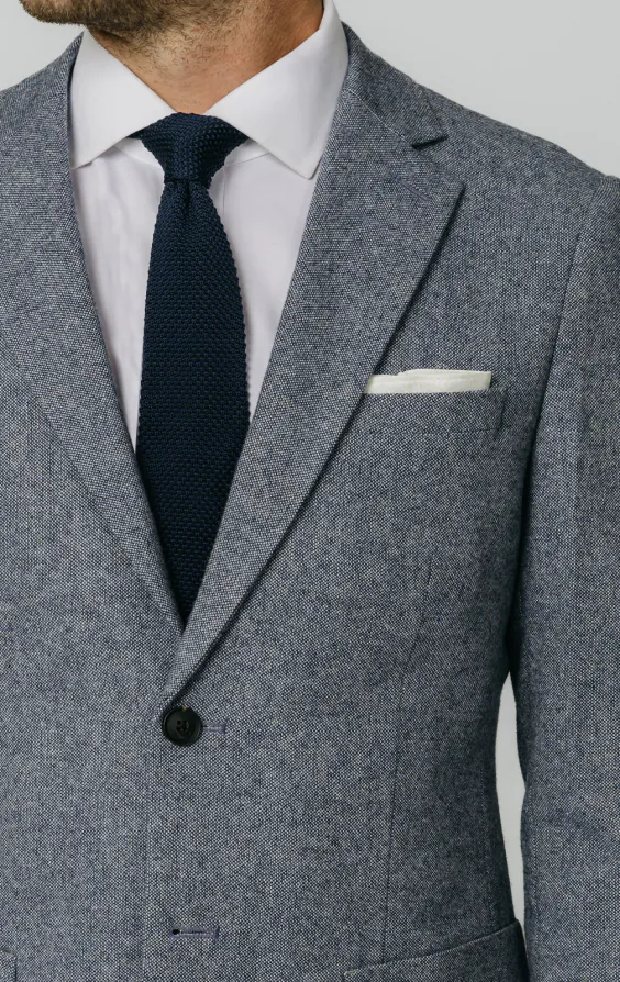 Blue Donegal Tweed Suit Jacket - photo 3 Blue Donegal Tweed Suit Jacket - photo 3