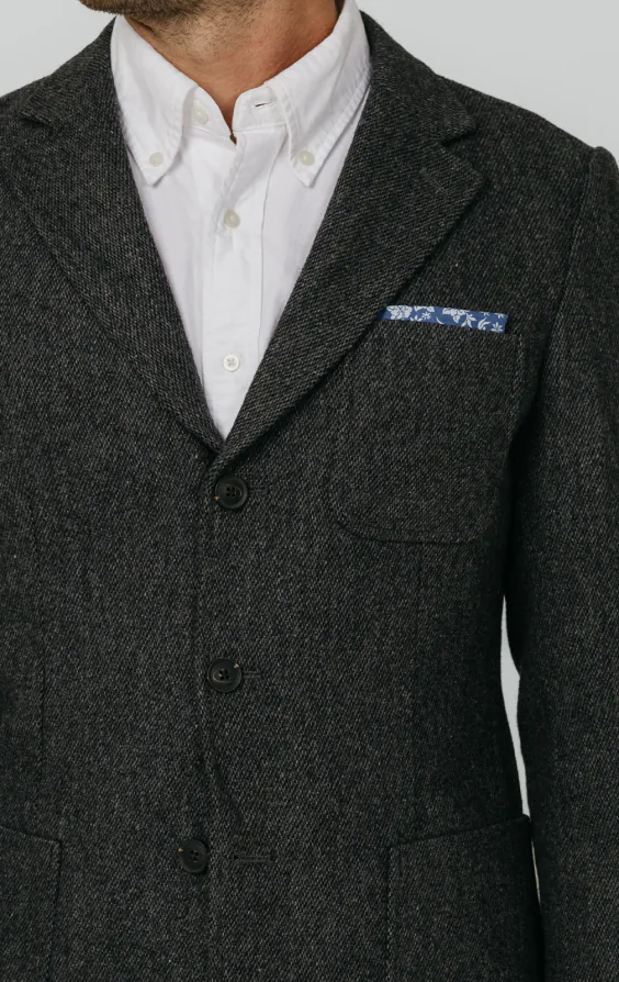 Grey Barleycorn Tweed Jacket - photo 3
