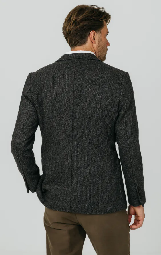 Grey Barleycorn Tweed Jacket - photo 5