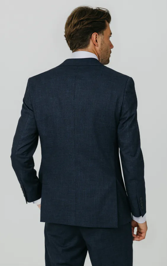 Blue Weave Suit Jacket - photo 5